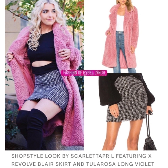 HOUSE OF HARLOW 1960 X REVOLVE Blair Tweed Mini Skirt - Picture 2 of 10